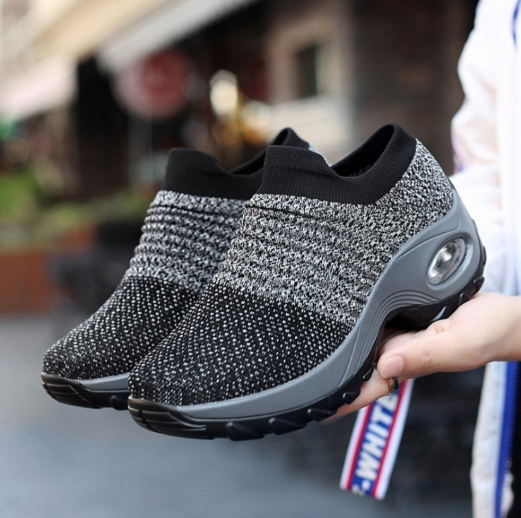 SOCKFIT™ basket chaussette femme orthopédique — portée de profil, confort urbain