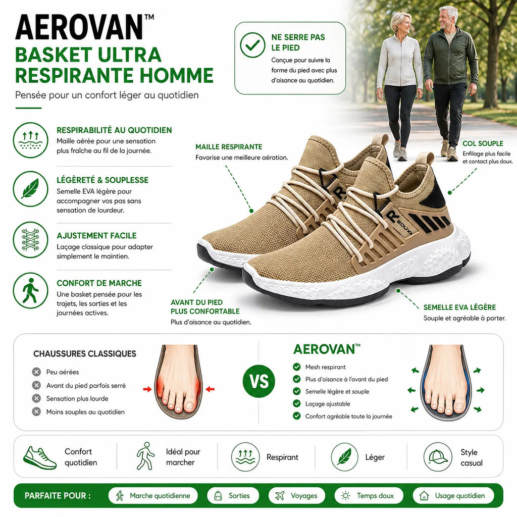 AEROVAN™ - basket ultra respirante homme