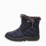 NORDIA™- Bottine fourrée femme – Alliez style et confort irrésistible !