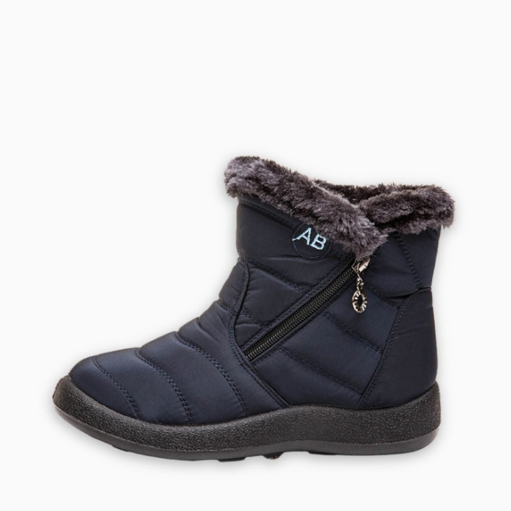 NORDIA™- Bottine fourrée femme – Alliez style et confort irrésistible !