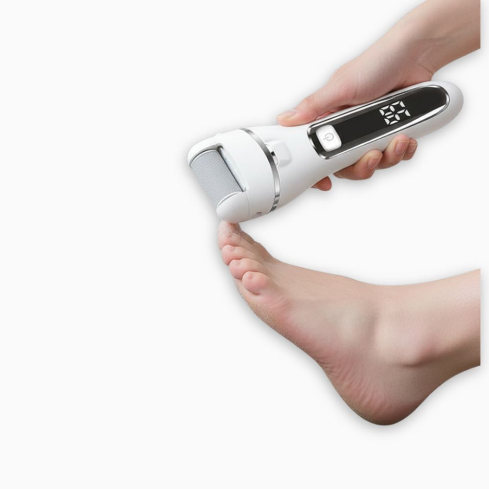 PEDILUX™ - Râpe à pieds électrique - Adoptez la douceur et éliminez les callosités !