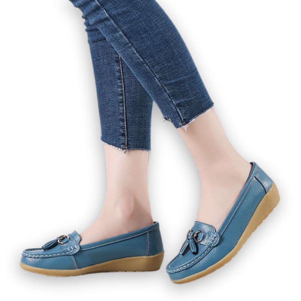 SERELA™ - mocassin femme cuir tres souple - Confort Absolu & Élégance Garantie
