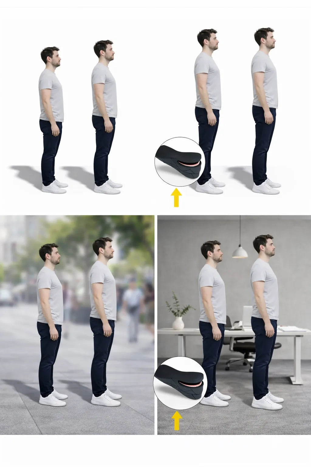 RELEVIA™ - Semelle Rehaussante | Gain de Hauteur Discret