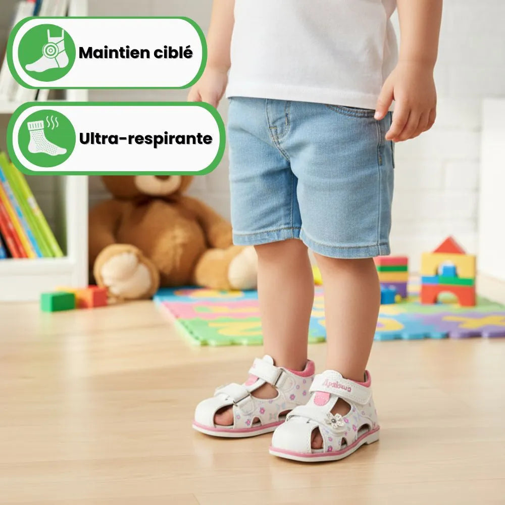 BUTTERSTEP™ - Sandales bébé fille premiers pas – Confort unique et style adorable Image