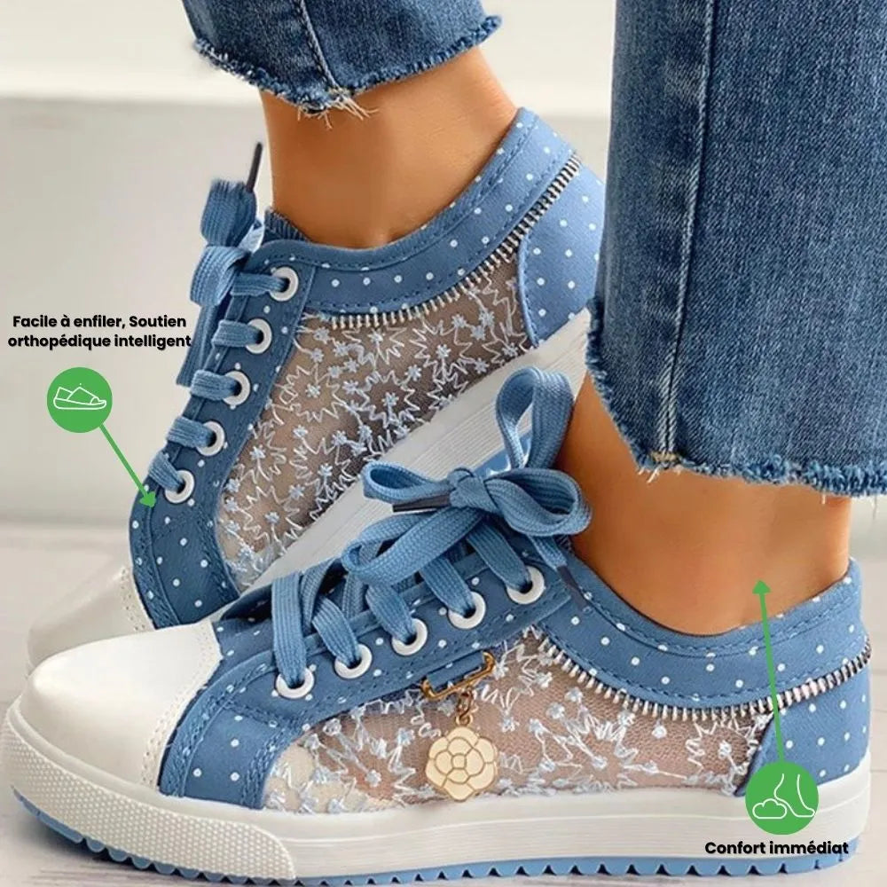 FLOREA™- Basket décontractée femme – Style unique pour un confort assuré