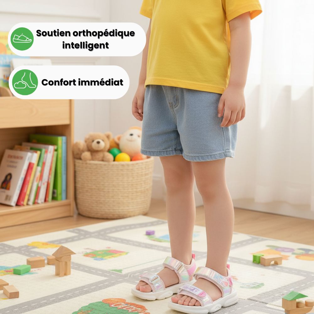 KIDDYLUX™ - Chaussure d'été sandale claquette enfant fille – Confort et style unique