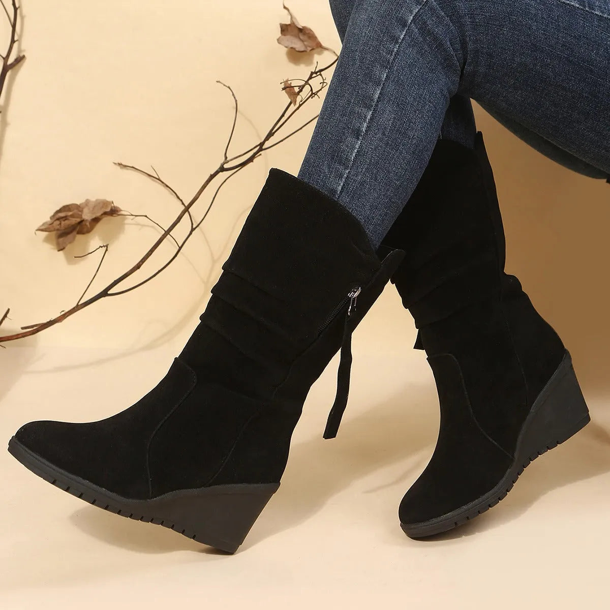VELARIA™ - Bottes orthopédiques femmes : Confort exceptionnel & style unique Image