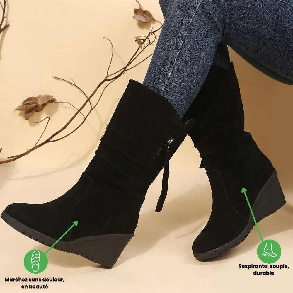 VELARIA™ - Bottes orthopédiques femmes : Confort exceptionnel & style unique
