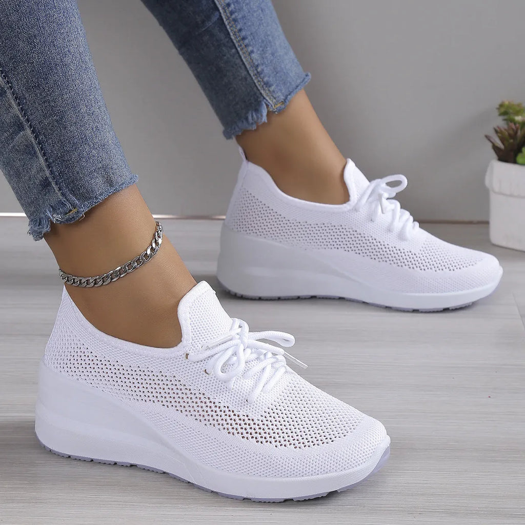 AERELYA™ - Sneakers femme respirantes semelles orthopédiques – Confort et style uniques