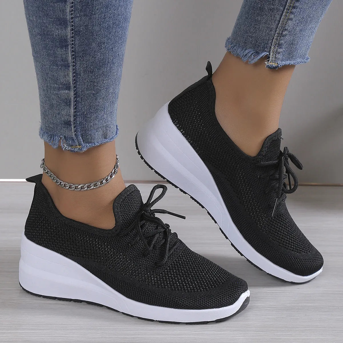 AERELYA™ - Sneakers femme respirantes semelles orthopédiques – Confort et style uniques