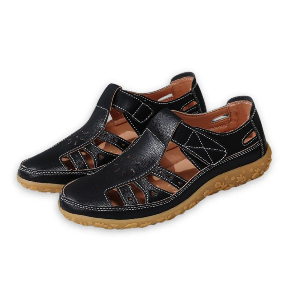 AIRFLEXA™ - Sandales femme à scratch : Confort et style faciles à adopter