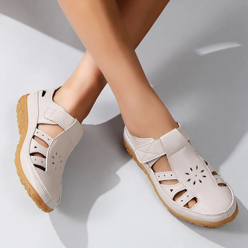 AIRFLEXA™ - Sandales femme à scratch : Confort et style faciles à adopter