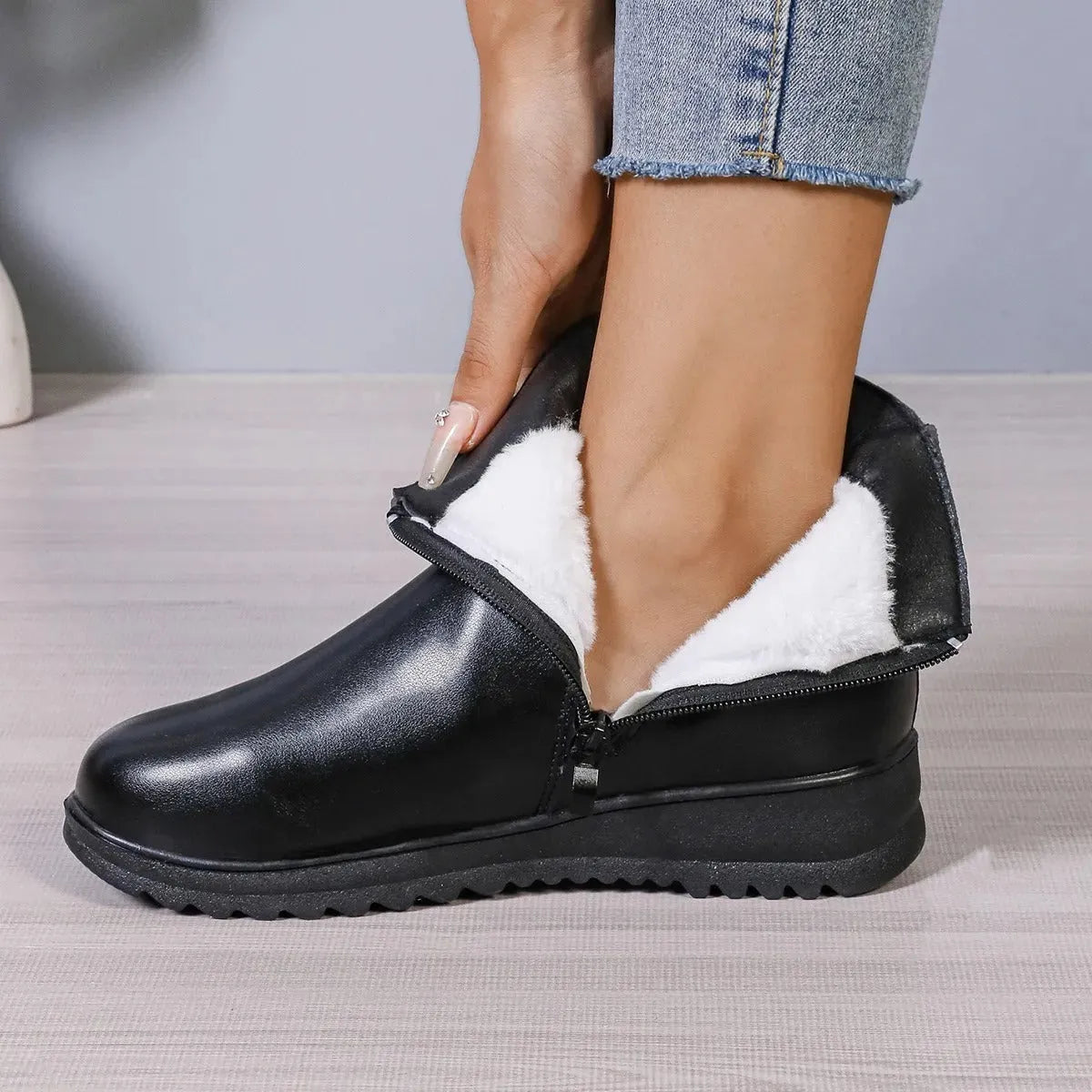 NORDYNA™ - Bottine hiver femme : découvrez style, chaleur et confort unique Image