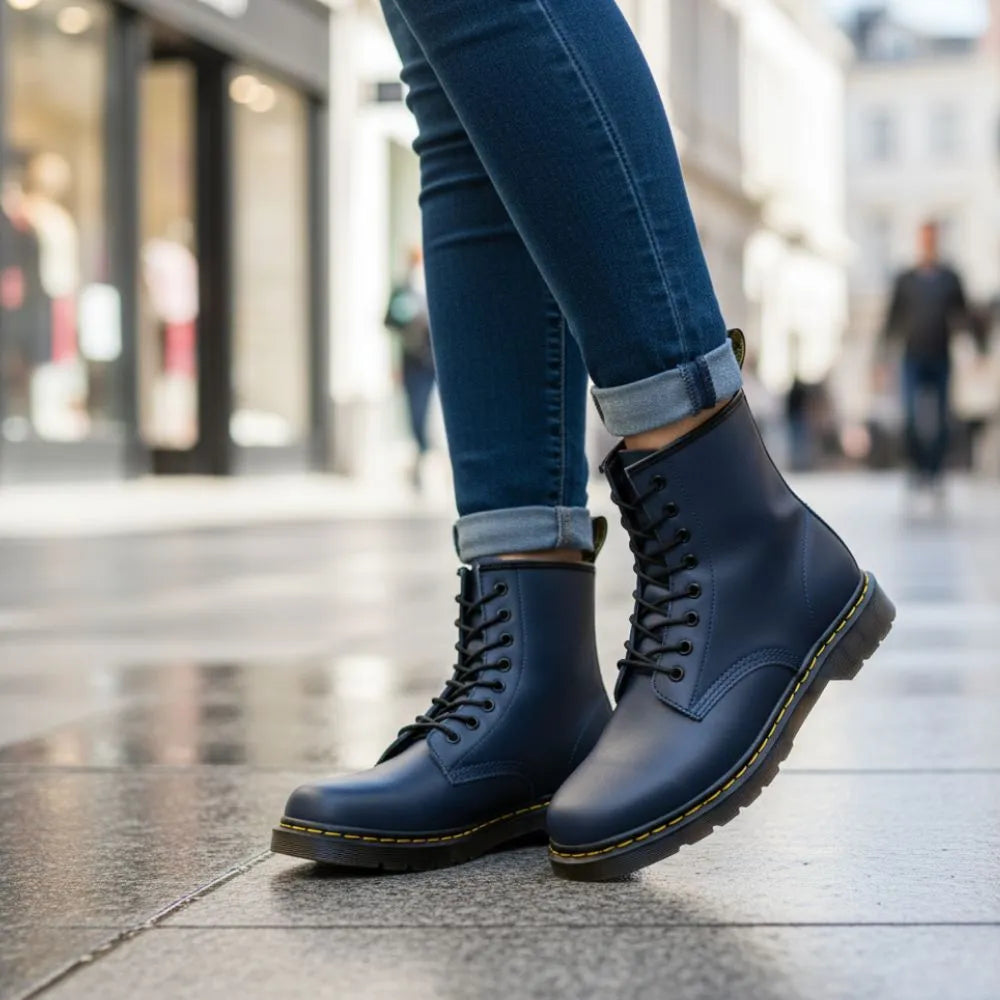 AXELON™ - Botte style Martin – Adoptez l'originalité et le confort unique Image