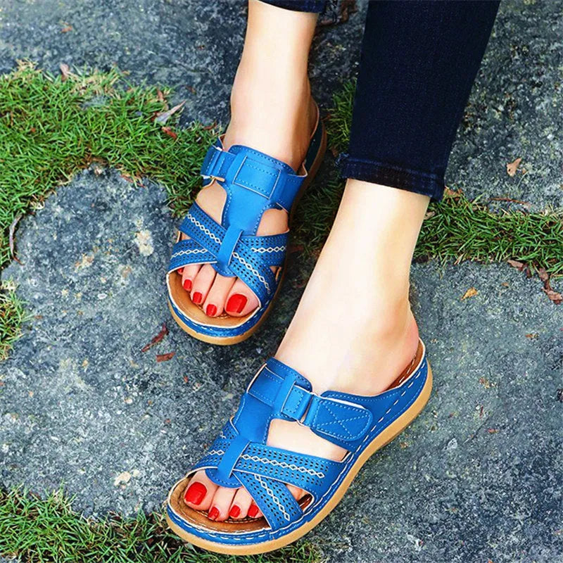 ÉLORA™ - Sandales femme confort orthopédique – Alliez bien-être et style unique