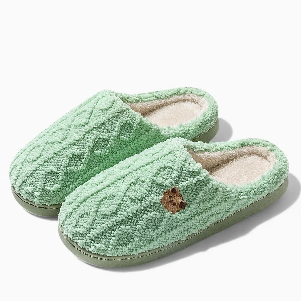 COCOONI™ - Pantoufle hiver femme : confort ultime, chaleur douce et style cocooning