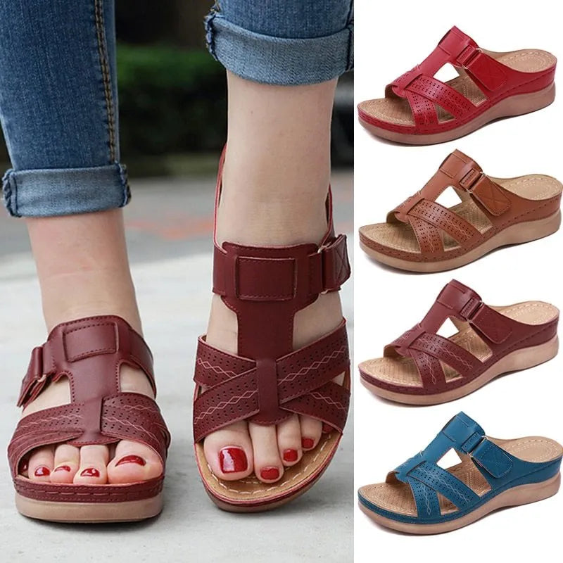 ÉLORA™ - Sandales femme confort orthopédique – Alliez bien-être et style unique Image