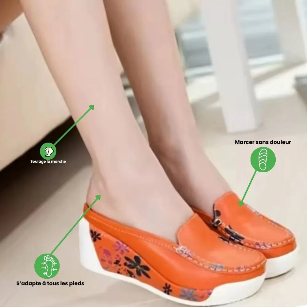 FLORIVA™ - Mule orthopédique femme : Confort exceptionnel & style irrésistible