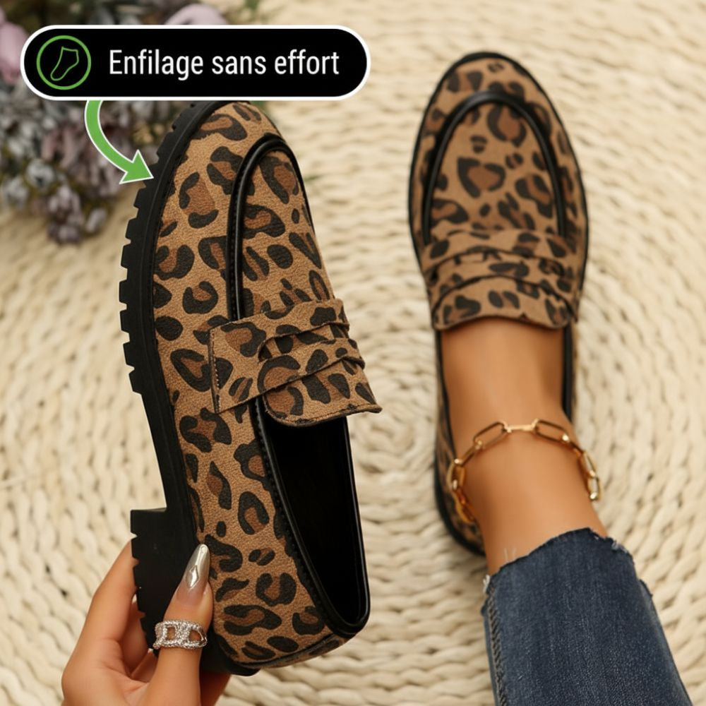 LEOPHIRA™ - Mocassins léopard femme - Osez l’élégance audacieuse et unique
