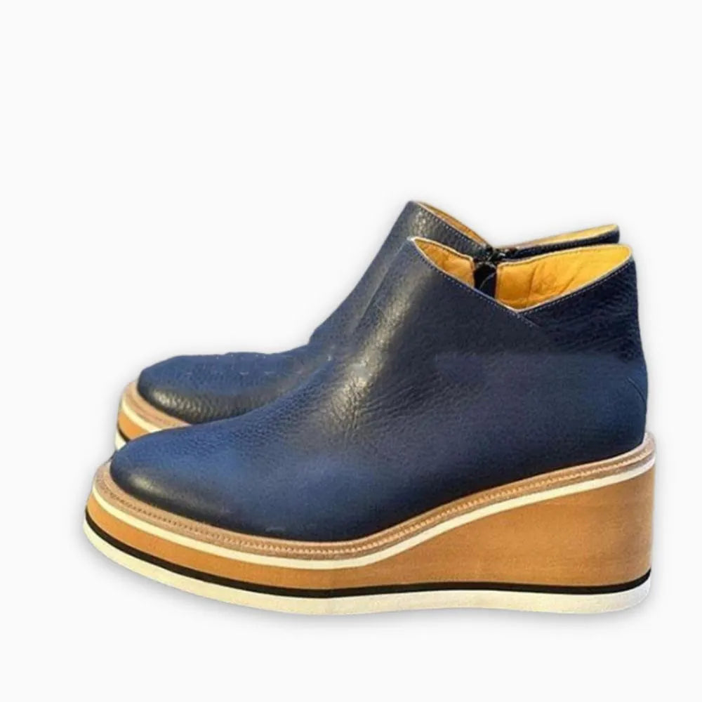 LYRONA™ - Bottine compensée femme : Élégance et confort pour sublimer vos pas