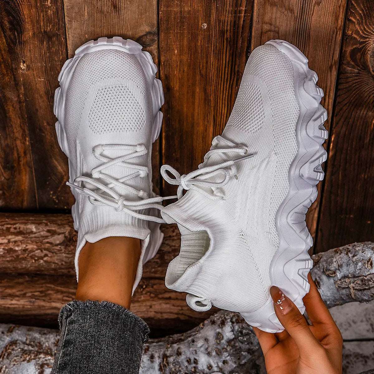 LYVORA™ - Basket de marche femme : Confort ultime et style irrésistible