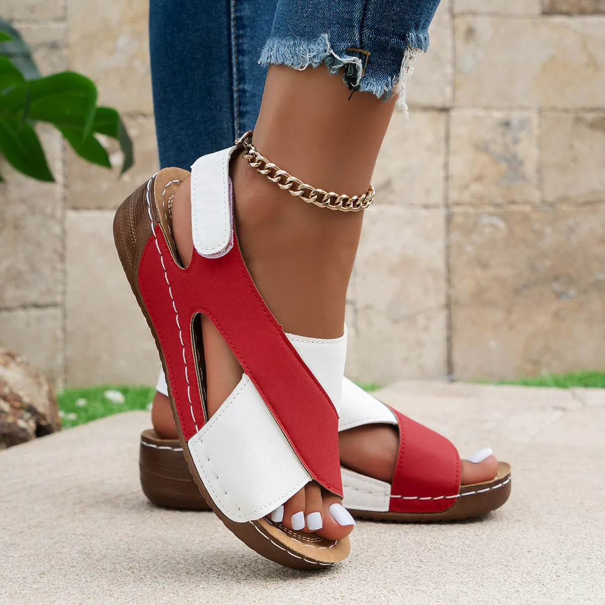 MARAVELA™ - Sandales chaussures orthopédiques femme – Confort et style au top ! Image