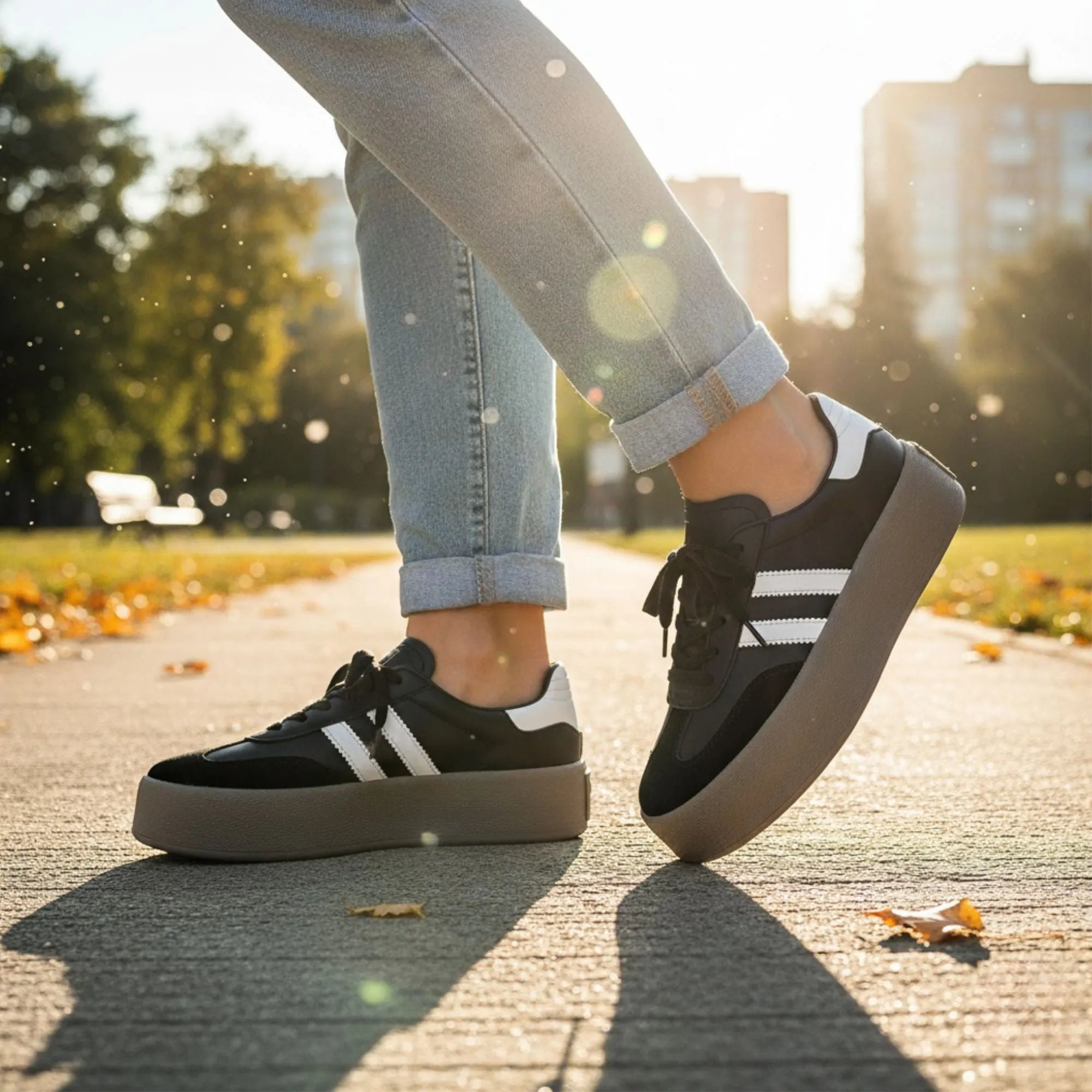 VINTÉLYA™ - Basket femme vintage : Découvrez l’allure rétro irrésistible ! Image