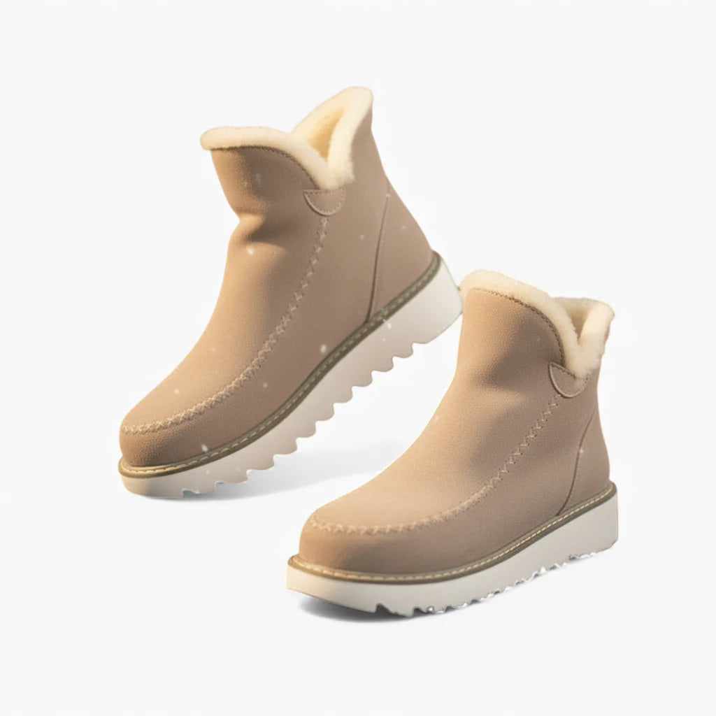 NORDÉA™ - Bottines Suede Femme Antidérapantes – Confort & Style Inégalés !