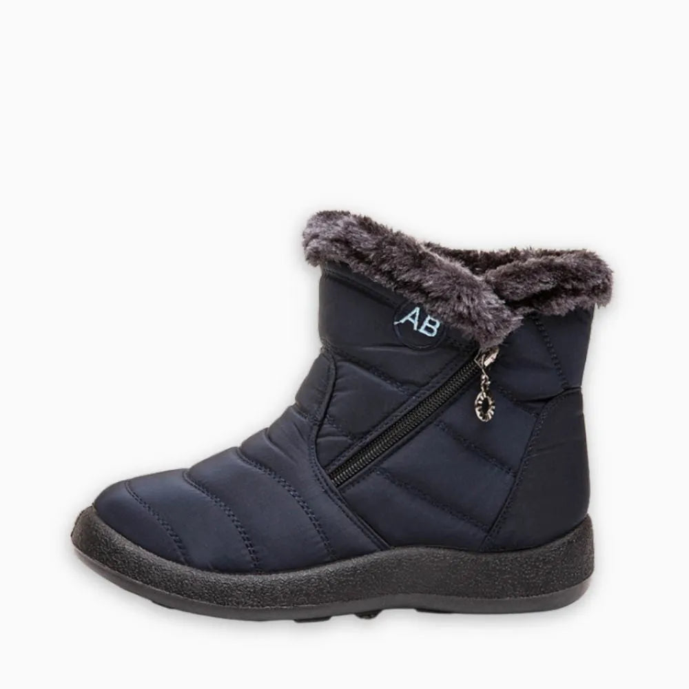 NORDIA™- Bottine fourrée femme – Alliez style et confort irrésistible !