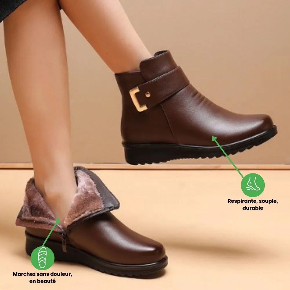 NORDYNA™ - Bottine hiver femme : découvrez style, chaleur et confort unique
