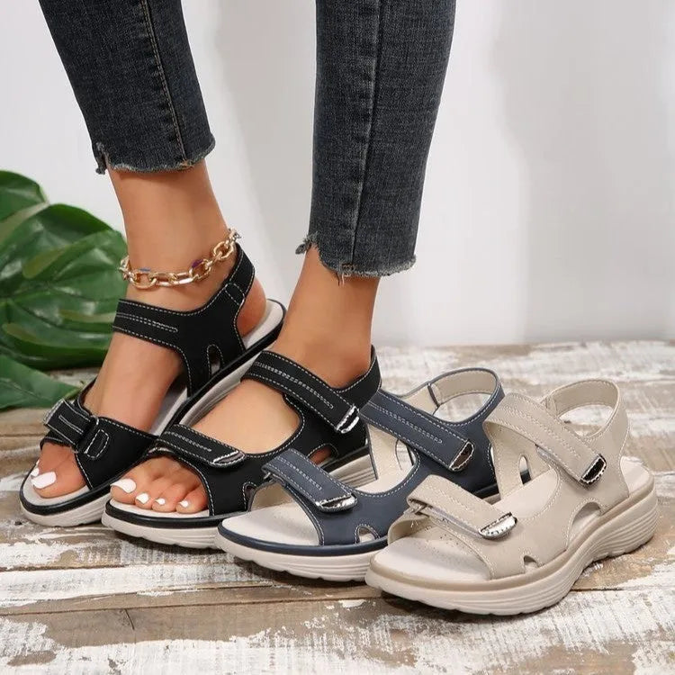 ORTHELIA™ - Sandale orthopédique femme – Confort suprême et style unique