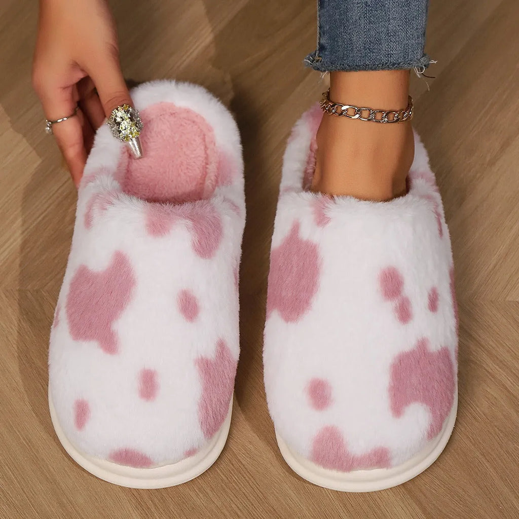 COWZY™ - Chausson Vache Femme – Chaleur & Confort Cocooning