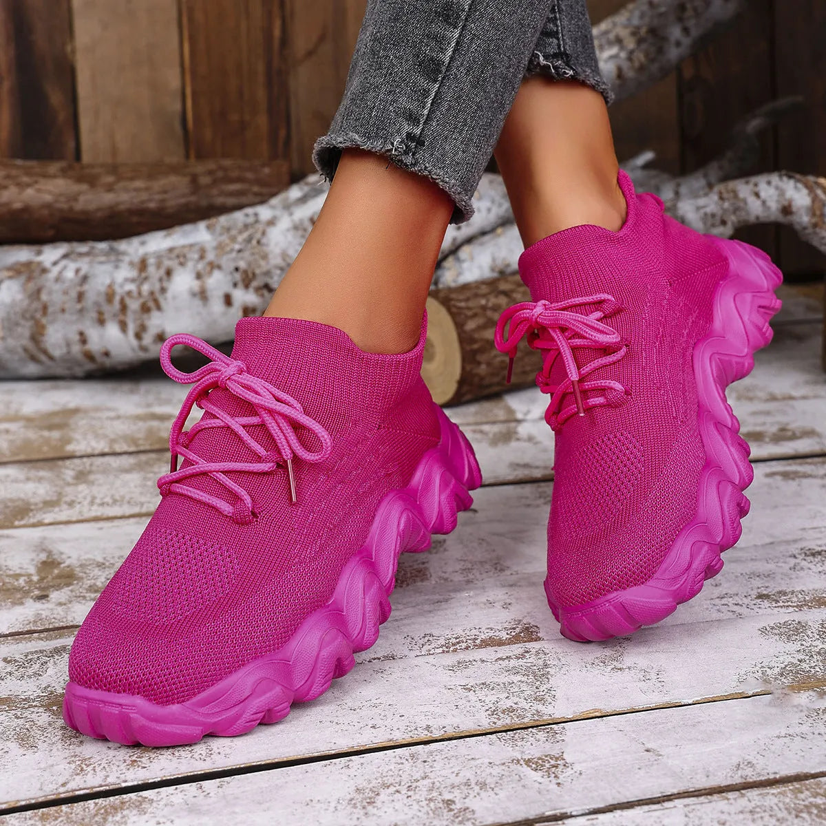 LYVORA™ - Basket de marche femme : Confort ultime et style irrésistible Image