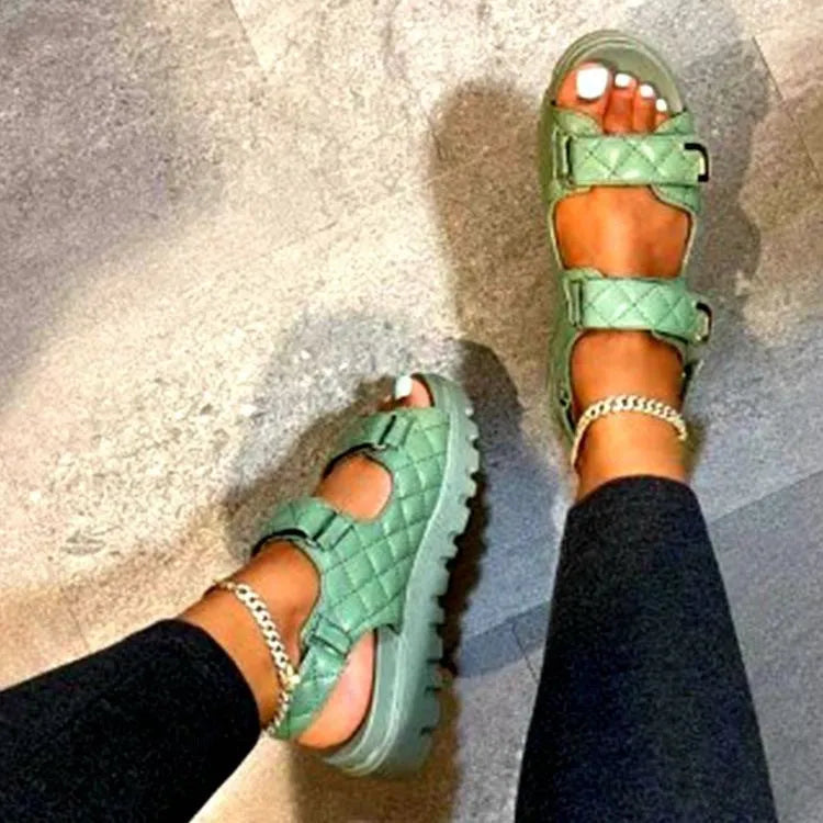 VELINORA™ - Sandales femme velcro : Confort optimal et style irrésistible Image