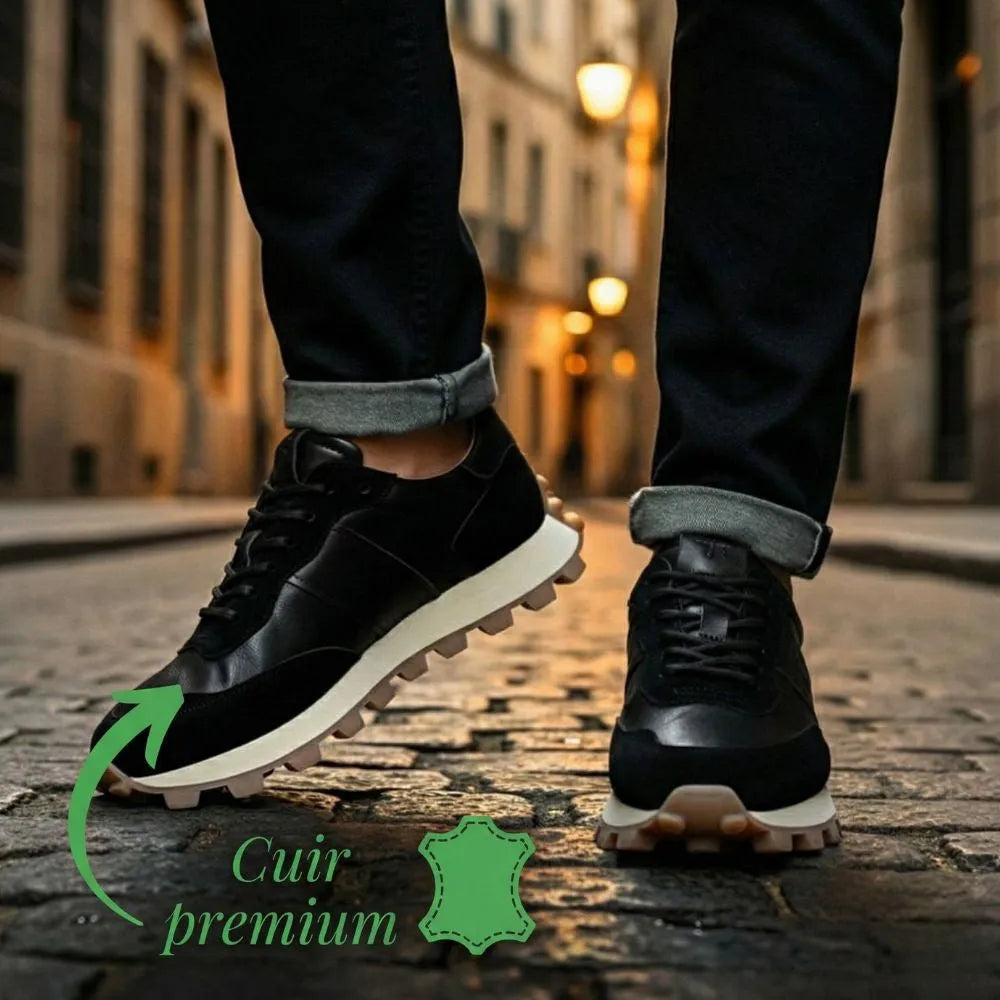 ALTILIFT™ - haussure Homme Semelle Compensée | Confort & Cuir Premium