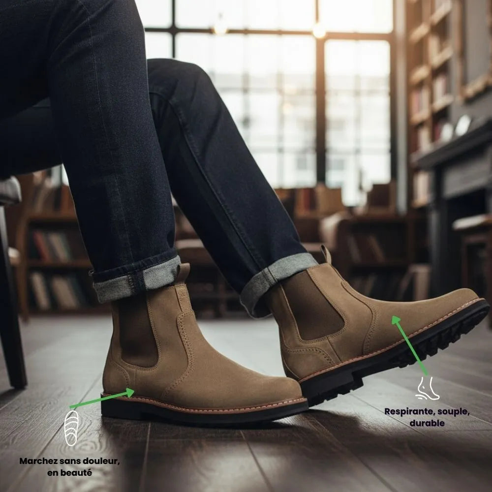 MONTERO™ - Bottines Chelsea Homme – Style unique et confort exceptionnel