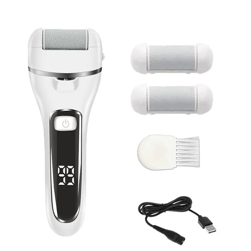 PEDILUX™ - Râpe à pieds électrique - Adoptez la douceur et éliminez les callosités !