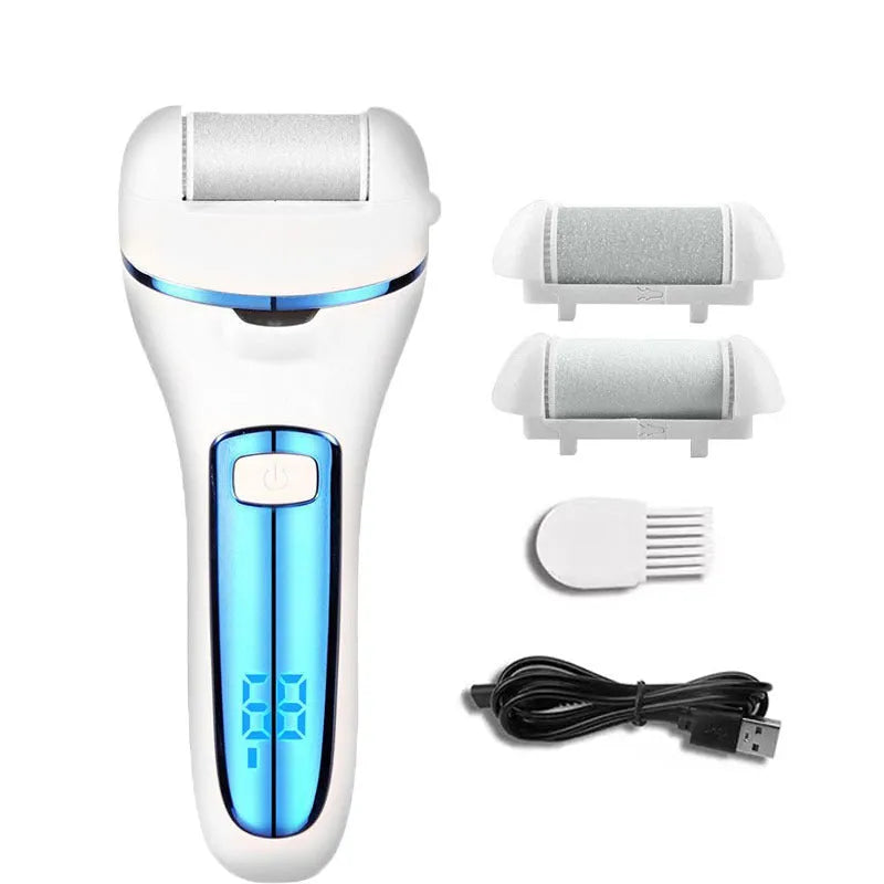PEDILUX™ - Râpe à pieds électrique - Adoptez la douceur et éliminez les callosités !