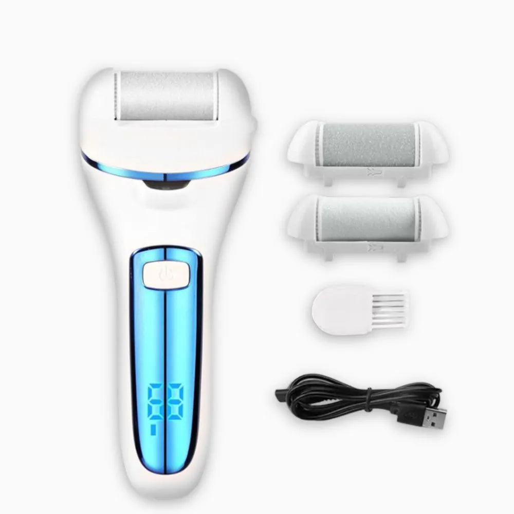 PEDILUX™ - Râpe à pieds électrique - Adoptez la douceur et éliminez les callosités !