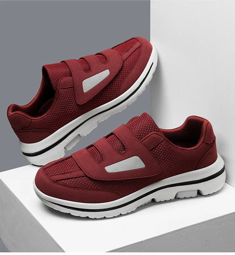 VELIONA™ - Chaussure à scratch homme – Confort ultime & style facile à enfiler