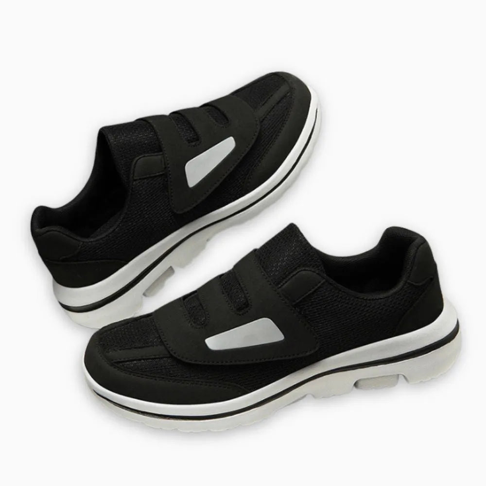 VELIONA™ - Chaussure à scratch homme – Confort ultime & style facile à enfiler