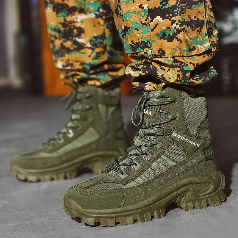 FORTRAX™ - Botte militaire homme : robustesse et style pour vos aventures Image