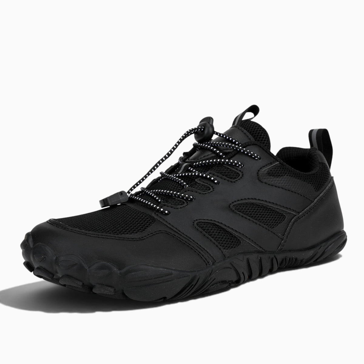 Chaussure de randonnée Orthopodys ALTÉLYA noire en mesh respirant avec laçage élastique et semelle souple