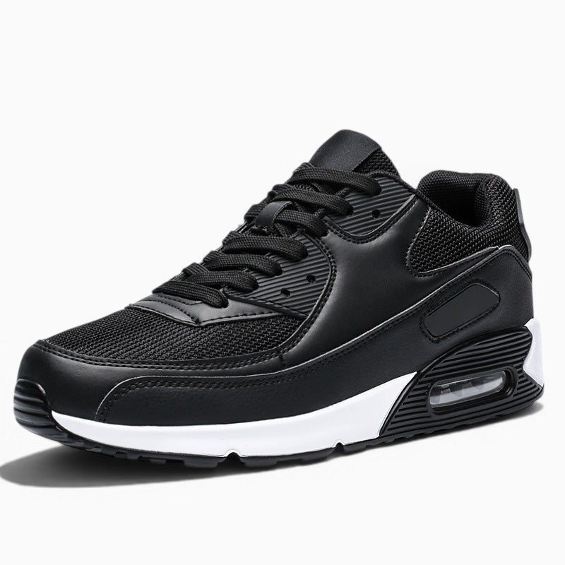 Baskets orthopédiques homme Orthopodys, marque exploitée par AIIBORI (SASU), noires en mesh avec semelle air cushion