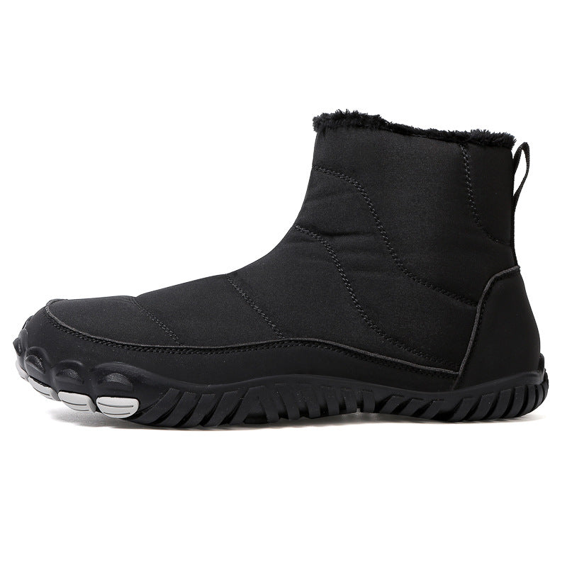 Boots neige femme Orthopodys, marque exploitée par AIIBORI (SASU), noires matelassées avec doublure polaire et semelle