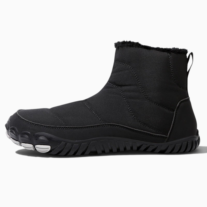 Boots neige femme Orthopodys, marque exploitée par AIIBORI (SASU), noires matelassées avec doublure polaire et semelle