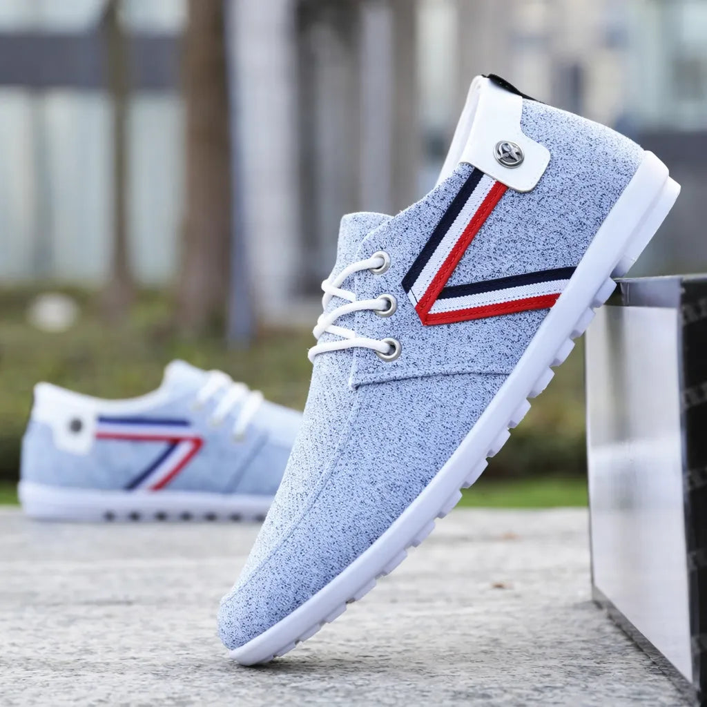 TRICOLORE™  -  basket homme en toile